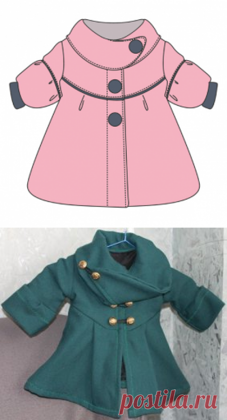Выкройка пальто для маленькой девочки | Шкатулка
