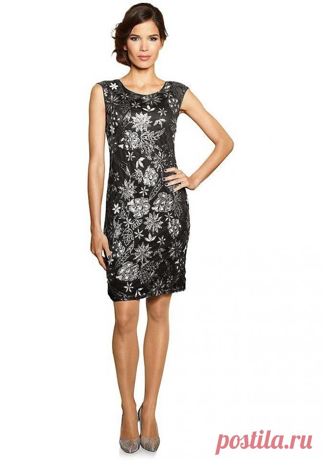 Платье цвет: черный арт: 87216263 купить в Интернет магазине Quelle за 7299.00 руб - с доставкой по Москве и России