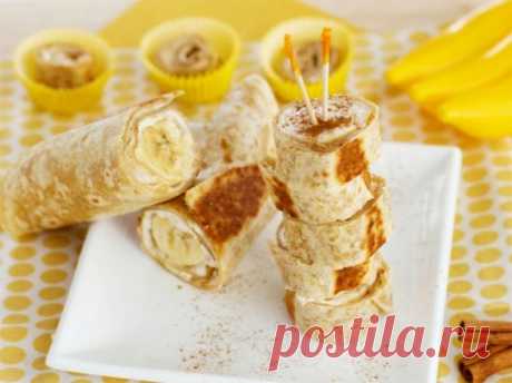Банановые роллы для детей – рецепт