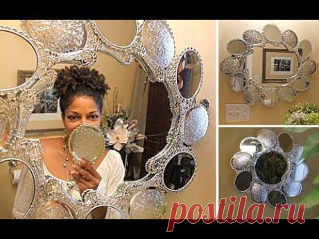 DIY | Dollar Tree Princess Wall Mirrors - YouTube