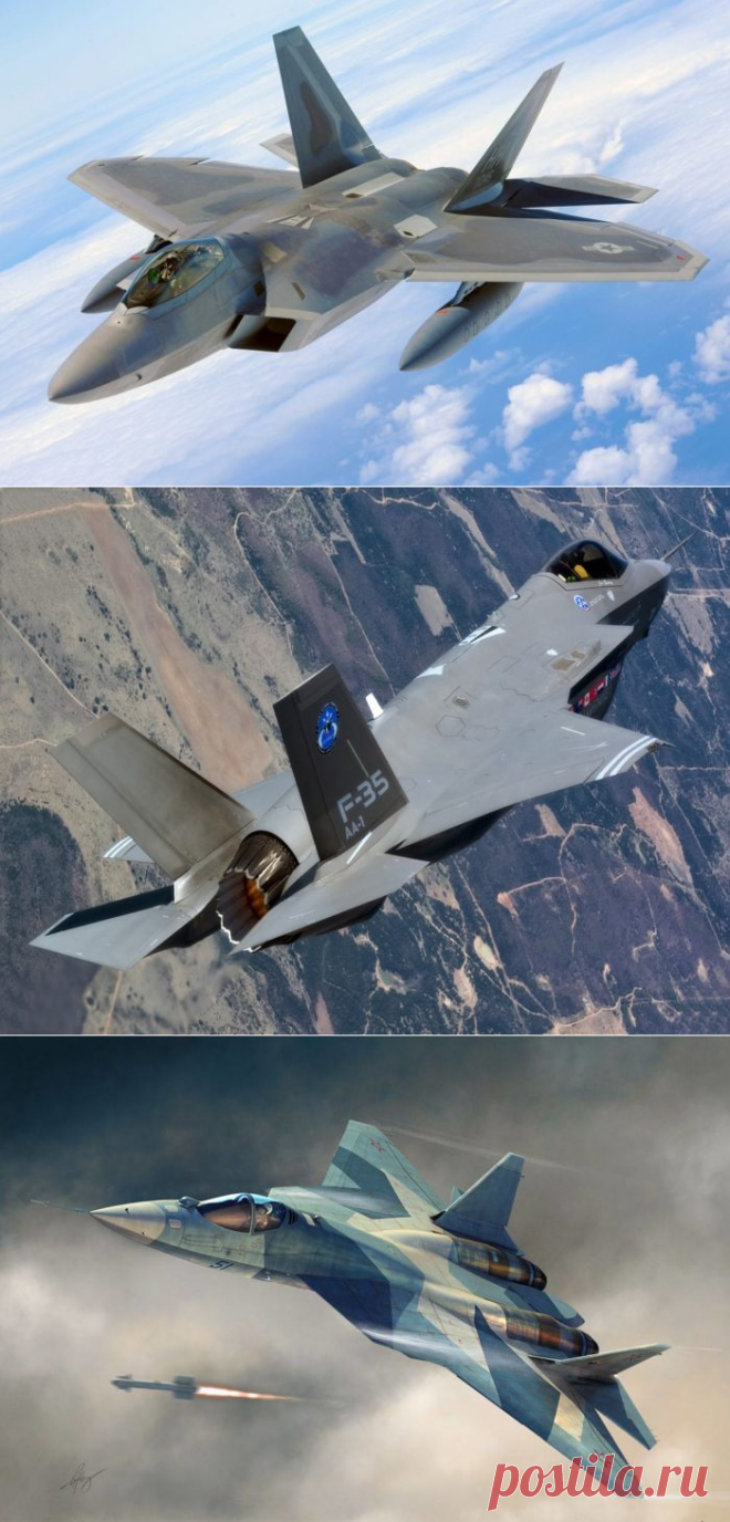 ПАК ФА Т-50 против F-22 Raptor. Виртуальный бой
