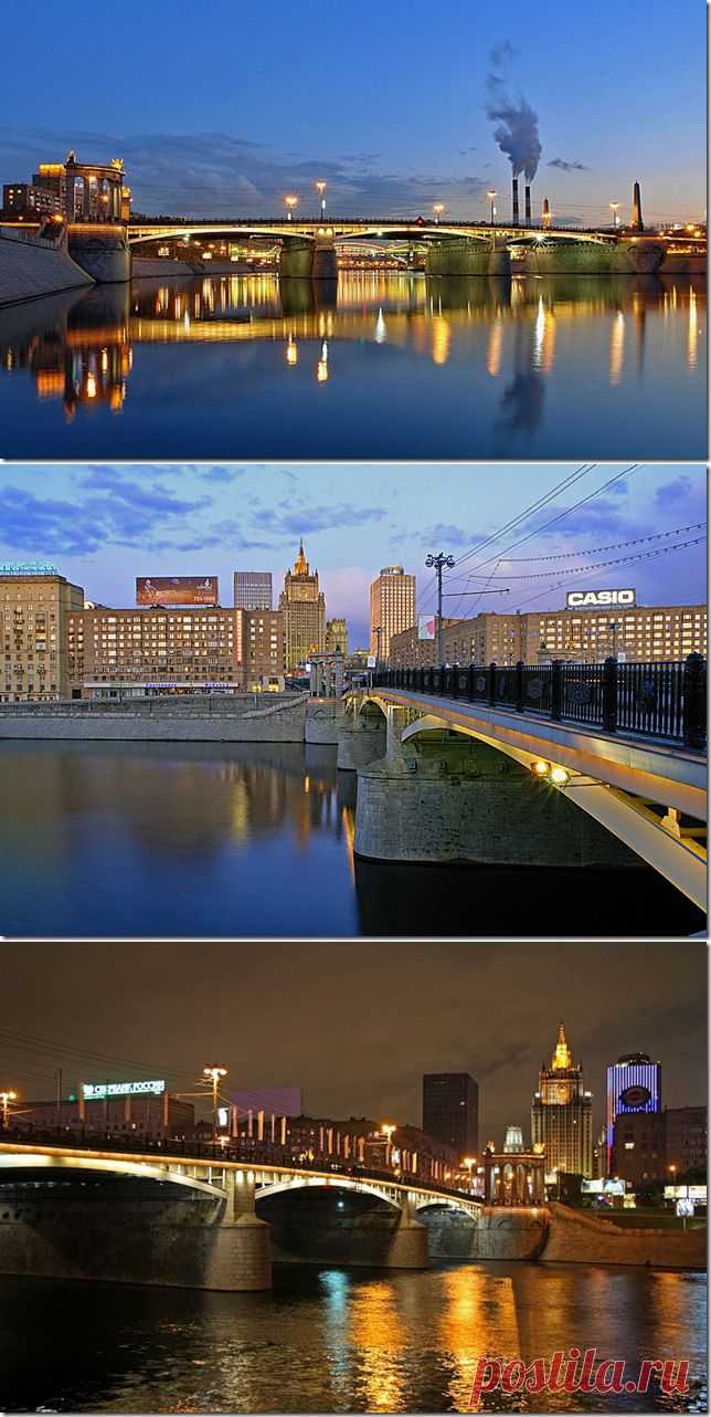 Самые необычные мосты Москвы.  Бородинский мост.