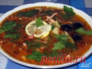 Солянка по домашнему. | Рецепты вкусно