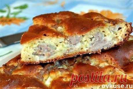 Пирог с мясом «Легче не бывает». - Простые рецепты Овкусе.ру