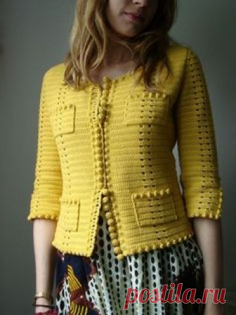 phildar design on ravelry. very chanel. gorgeous crochet work.