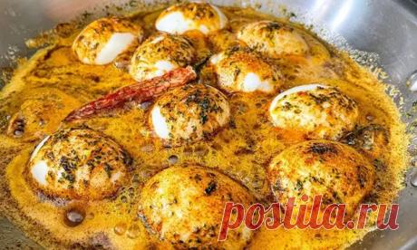 Жарим уже сваренные яйца. За 10 минут у нас на столе завтрак как в шикарном ресторане - Будет вкусно - Социальная сеть "МТ.RU"