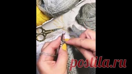 Исландский способ закрытuя петель. Ещё моя бабушка при жизни учила вязать так.
Напоминает наборный край!
Пробуйте новое и вяжите с удовольствием!