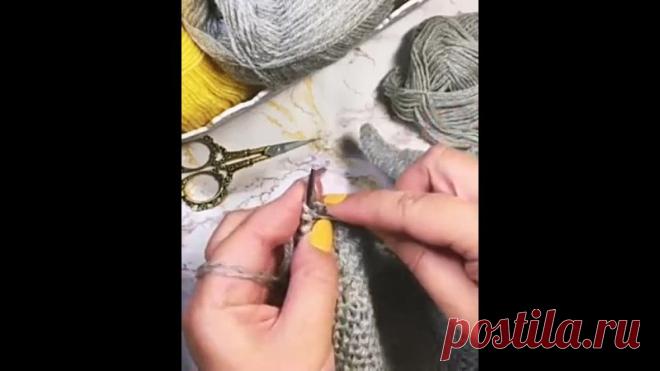 Исландский способ закрытuя петель. Ещё моя бабушка при жизни учила вязать так.
Напоминает наборный край!
Пробуйте новое и вяжите с удовольствием!