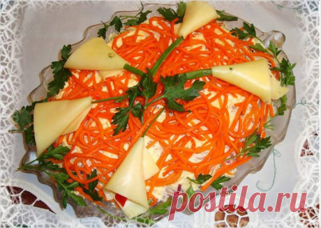 Настоящий «Мужской» салат — сытный и очень мясной