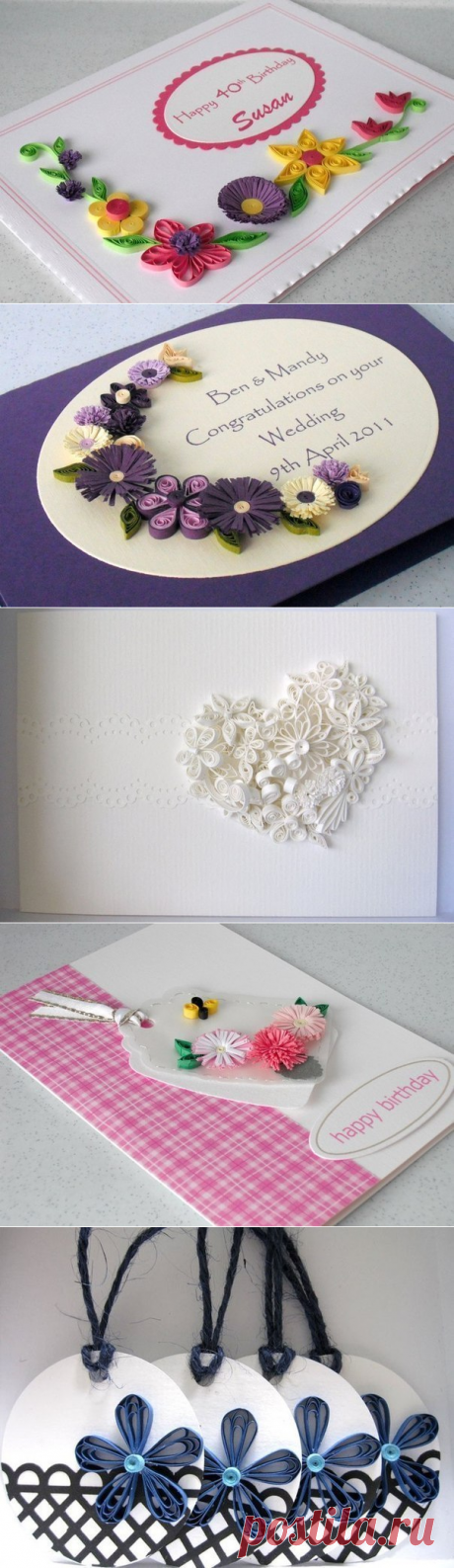 Открытки. Квиллинг (8 фото) | WmnDay.ru - Handmade, фитнес, интерьеры