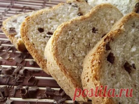 Хлеб с шоколадными шариками в хлебопечке / Рецепты с фото