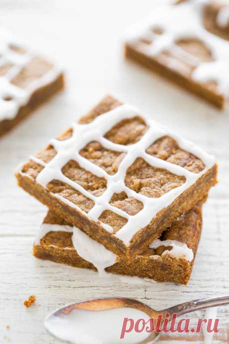Iced Gingerbread Бары - Averie Повара