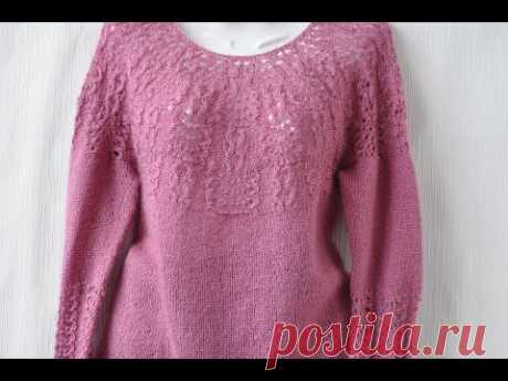 #вязание​#мастеркласс​  Кофточка"Сухая Роза"