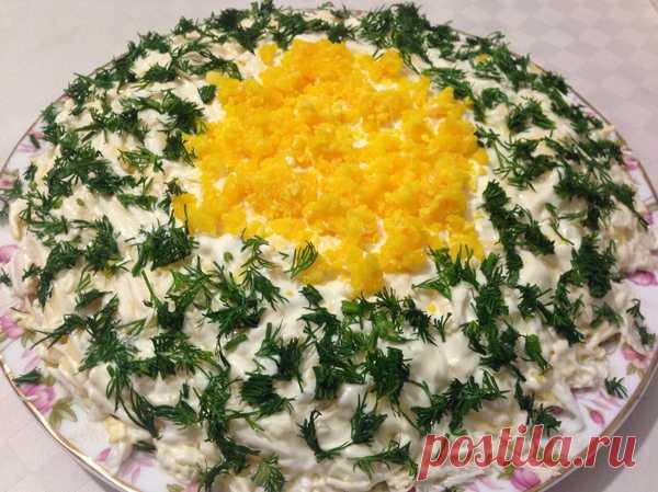 Потрясающий салат с копченой курицей и ананасом. Фото рецепт Потрясающий салат с копченой курицей и ананасом 