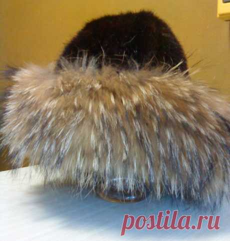 шапка из остатков меха