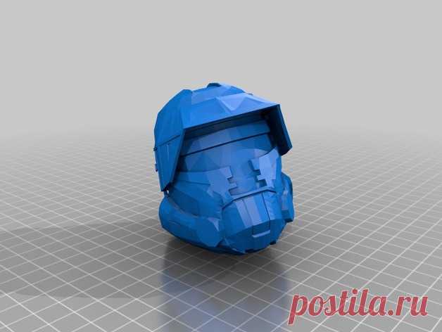 SW TOR Trooper Helmet by Jace1969 An old file from my Pepakura making days that I discovered in Pepakura Designer you can export to .OBJ and in 