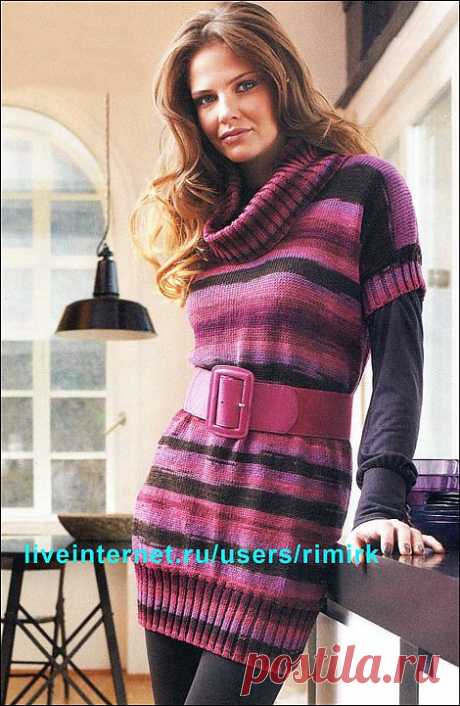 Туника спицами