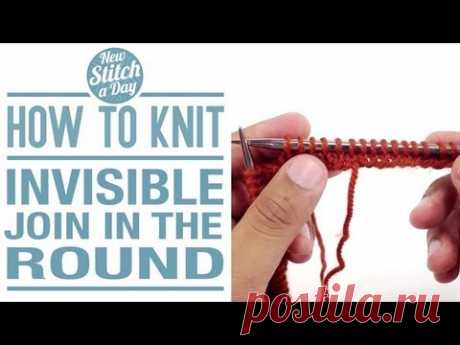 How to Knit An Invisible Join in the Round