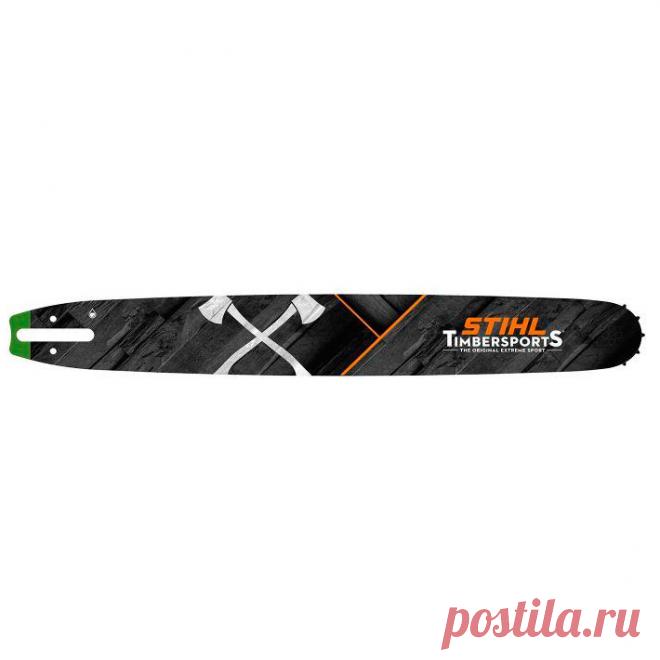 Шина Timbersport Rollomatic E  3/8"P 14" 35 см 1,3 50 звеньев звеньев предназначена для мотопил Stihl. Модель STIHL Timbersport Rollomatic ES небольшого веса, высокопрочная. Её корпус выполнен в виде трех металлических пластин, которые сварены методом электросварки, с большим отверстием в средней пластине. Эти прочные шины могут использоваться для любых работ.