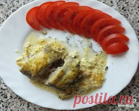 Минтай в сметане в духовке - пошаговый рецепт с фото на Повар.ру