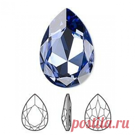 Шпинель. Сумеречная шпинель. Эскиз. Огранка &quot;Грушевидная&quot;