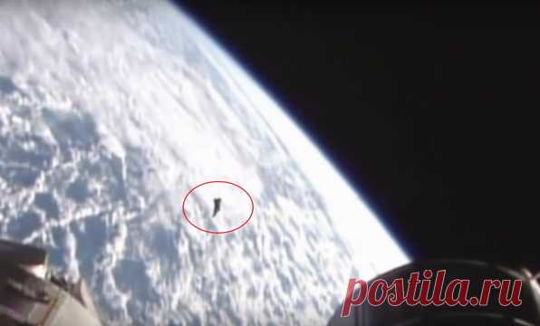НЛО сняли на видео около МКС