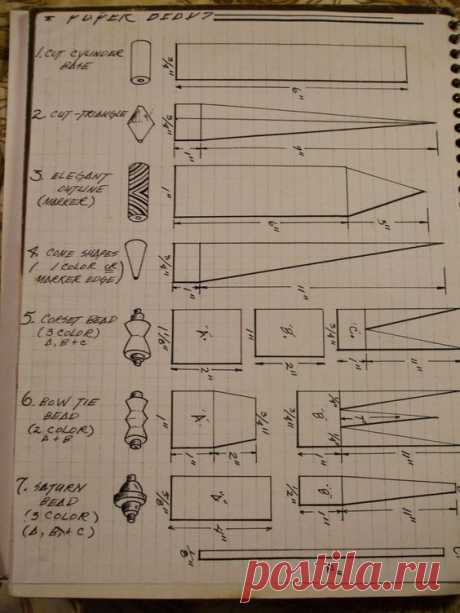 Basic Paper Beads(Instructions)