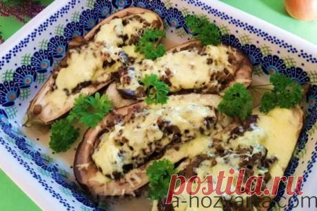 Баклажаны с печенью по-милански. Запеченные баклажаны с начинкой