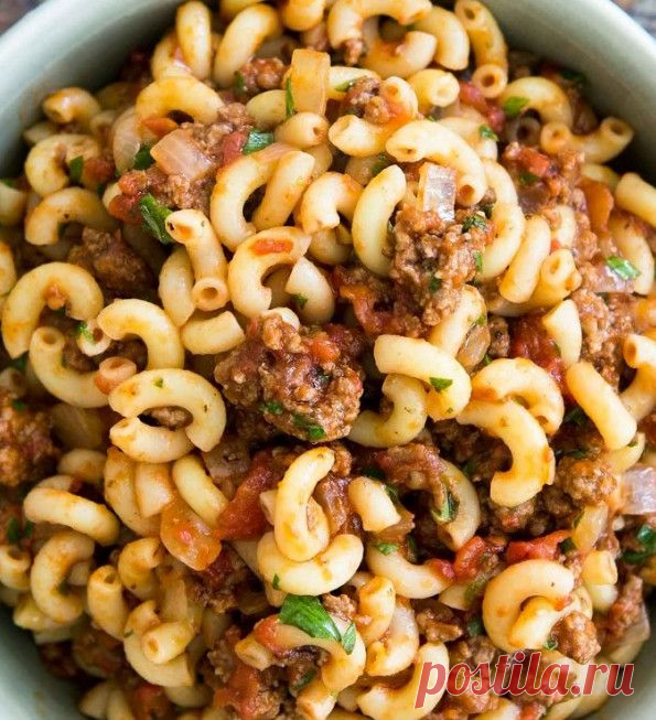 👌 Сытные макароны с фаршем за 25 минут, рецепты с фото Вкусный рецепт Сытные макароны с фаршем за 25 минут, пошаговый, с фото и отзывами 👍 Вторые блюда из макарон, Макароны с фаршем, Блюда из говяжьего фарша
