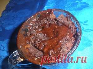 Готовим с детьми. Шоколадный пирог в стакане за пять минут(вариант).. Рецепт c , мы подскажем, как приготовить!