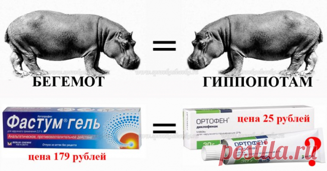 Дешевые аналоги дорогих лекарств / Как сэкономить