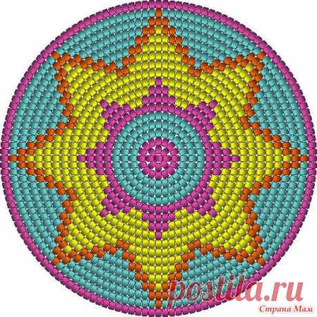 . Круглые схемы для жаккарда крючком - Все в ажуре... (вязание крючком) - Страна Мам