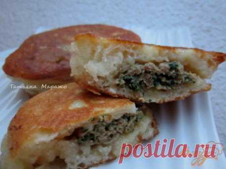 Ленивые пирожки с мясом.