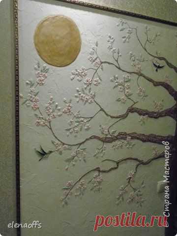 Барельеф "Сакура" | Страна Мастеров