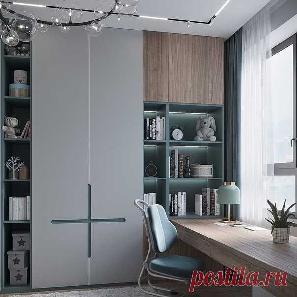 Детская с картой мира на стене! Отдельной кроватью и диваном!