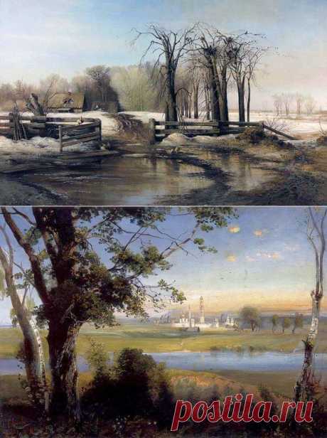 Выдающийся русский живописец Алексей Саврасов (1830 - 1897)