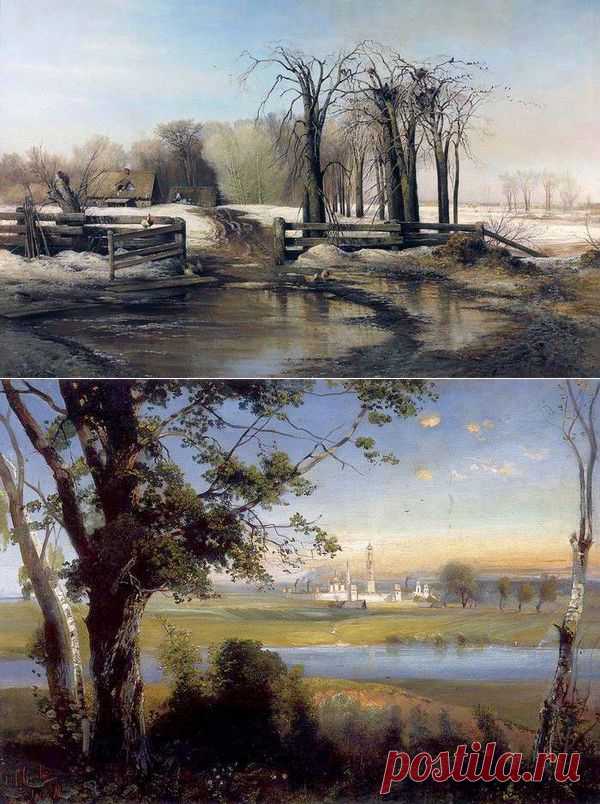 Выдающийся русский живописец Алексей Саврасов (1830 - 1897)