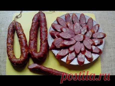 Домашняя колбаса Рецепт приготовления