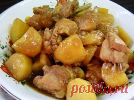 Курица с картошкой в мультиварке - рецепт с фото пошагово / Простые рецепты