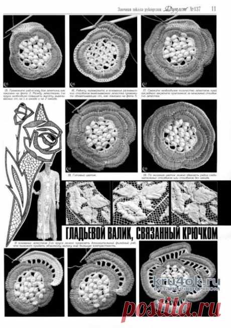 Береты, связанные в технике ирландского кружева. Работы Людмилы Максютовой