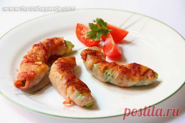 Удивительное сочетание, неповторимый вкус... Авокадо в беконе - Вкусные рецепты