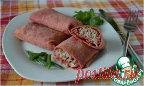 Свекольные блины - кулинарный рецепт