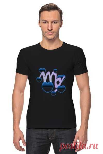 Футболка Стрэйч (Мужская) "Романтичный гороскоп - дева." от Hatulia - Printio