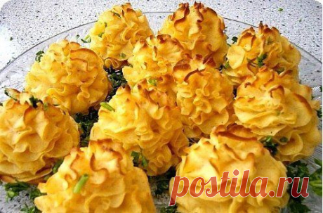 розочки из картофеля.
