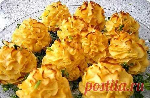 розочки из картофеля.