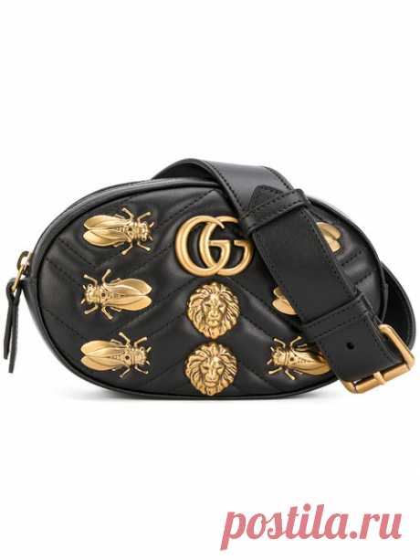 Gucci Поясная Сумка 'GG Marmont' - Farfetch