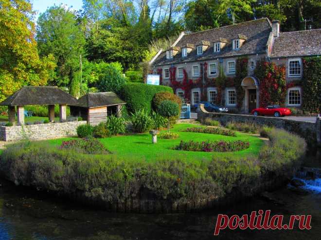 Деревня Бибури/Bibury village/Англия..