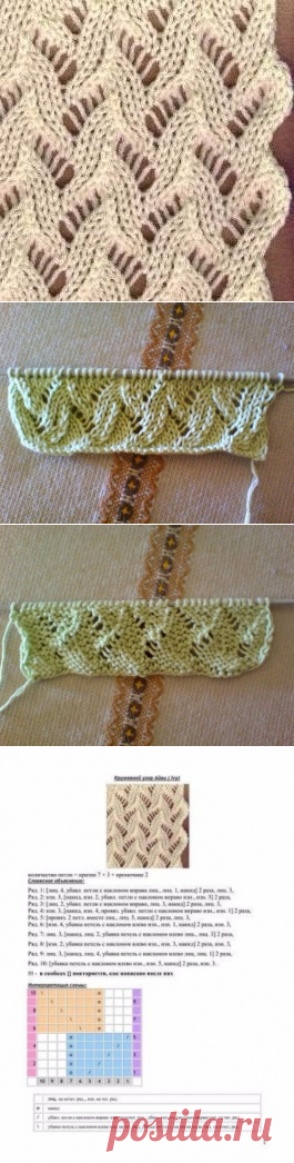 Нежный волнистый узор