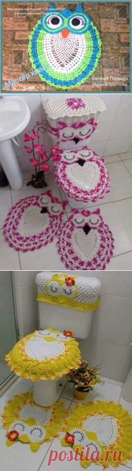 Мастер класс коврик для ванной 