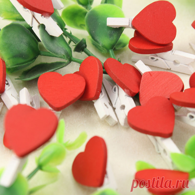 60 ШТ. Мини Сердце Любовь Деревянные Офисная техника Ремесло Клипы DIY Одежды Бумаги Peg Прищепка Прищепка купить на AliExpress